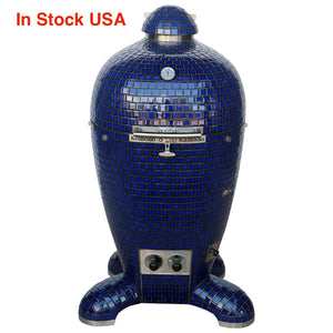 21" Supreme Kamado Grill, Cobalt Blue SPY760W (in stock USA)