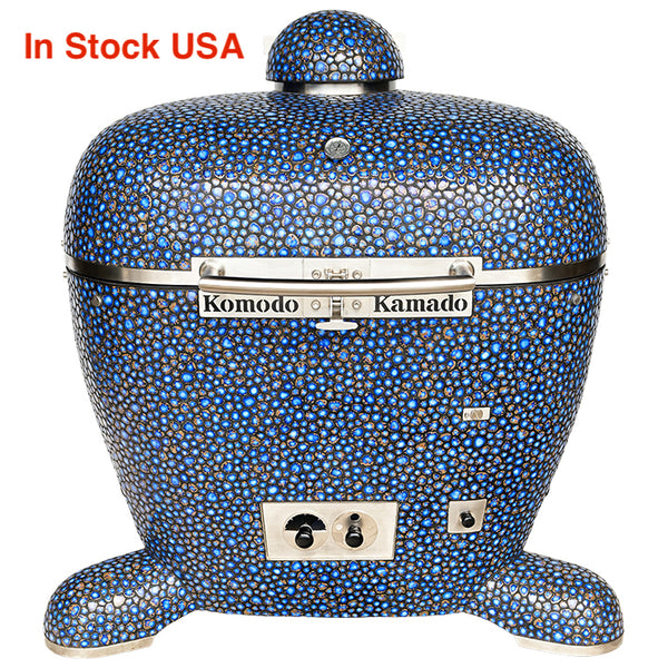 42" SBB - Light Terra Blue Pebble Kamado Grill SS360C (In Stock US)