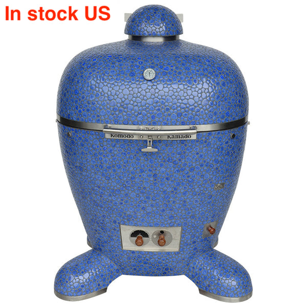 32" BB Kamado Grill Vibrant Blue Pebble AM128F