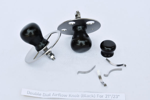 Double Dial Airflow Knob (Black)