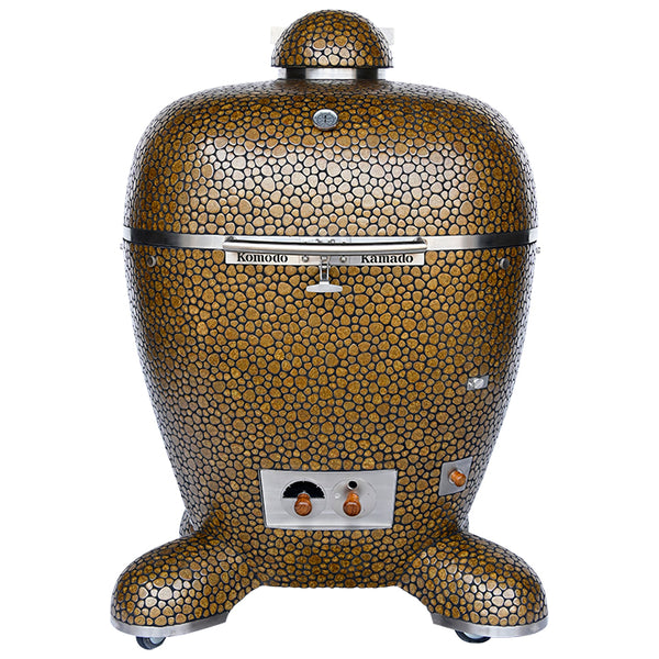 32" BB Kamado Grill Olive and Gold Pebble AU276Z