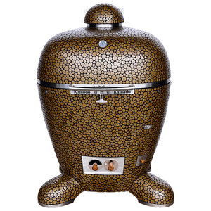 32" BB  Olive and Gold Pebble Kamado Grill  AU736V