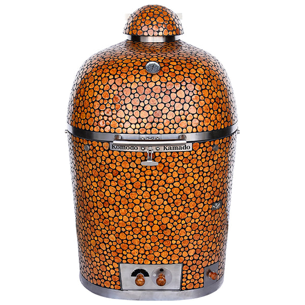 22" Beast - Harvest Gold Pebble Kamado Grill CTU701V (In Stock US)
