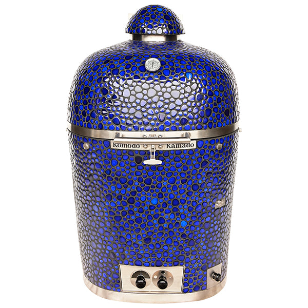 22" Beast -Cobalt Blue Pebble Kamado Grill CTU901Z (IN STOCK US)