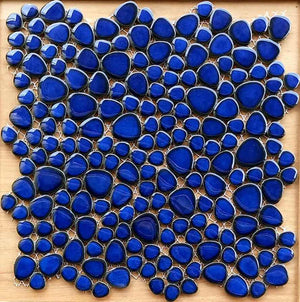 Deposit -  Tiles to build a 42" Big Bad Cobalt Blue Pebble