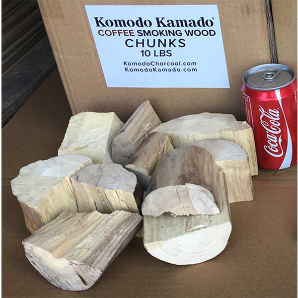 Coffee Smoking Wood ~ Big Chunks 10 lbs - KomodoKamado