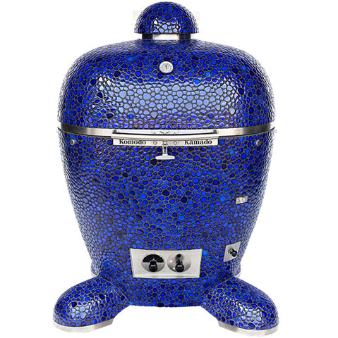 32" BB Kamado Grill Cobalt Blue Pebble AU566Z (